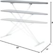 Seymour Home Products Ironing Board Full Size Steel T-Legs, Gray Seymour Home Products Ironing Board Full Size Steel T-Legs, Gray