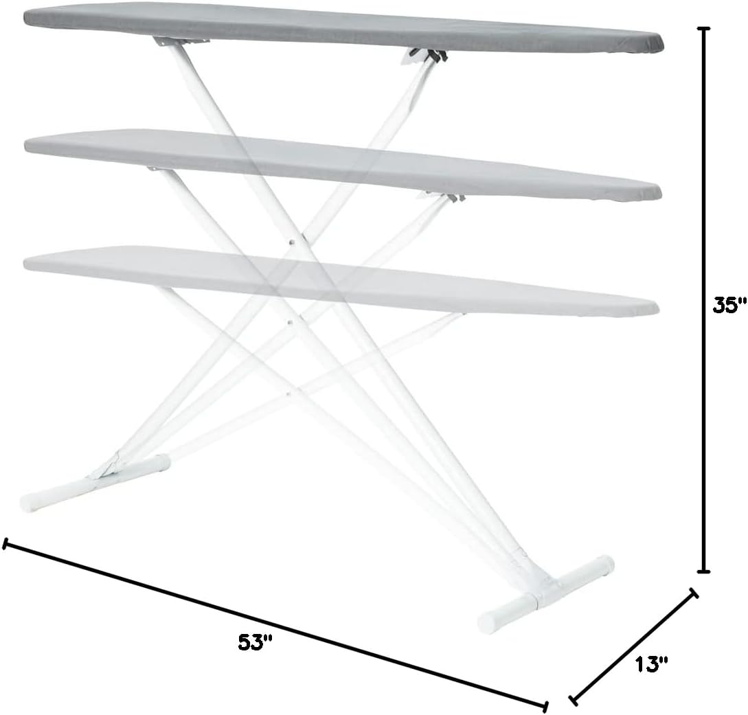Seymour Home Products Ironing Board Full Size Steel T-Legs, Gray Seymour Home Products Ironing Board Full Size Steel T-Legs, Gray - Image 2