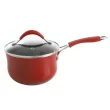 The Pioneer Woman Frontier Speckle 24-Piece Aluminum Non-Stick Cookware Combo Set, Red