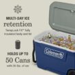 Coleman Classic Series 62-Quart Wheeled Cooler, Twilight Coleman Classic Series 62-Quart Wheeled Cooler, Twilight