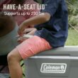 Coleman Classic Series 65-Quart Wheeled Cooler, Rock