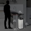 iTouchless 13 Gallon Dog Proof Trash Can with Odor Filter, Motion Sensor Stainless Steel Kitchen Trashcan Garbage Bin