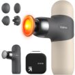 RENPHO Mini Thermal Massage Gun with Heat, FSA HSA Eligible Portable Deep Tissue Percussion Massager, Grey