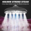 Anthter Steamer for Clothes, 1500W Powerful Standing Garment Steamer with Roll Wheels, (Silver)