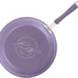 Rachael Ray Cucina Nonstick Cookware Pots and Pans Set, 12 Piece, Lavender Purple