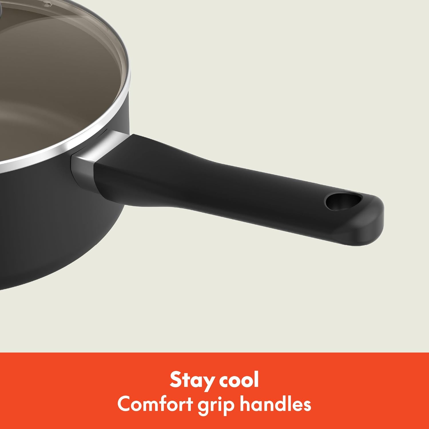 Bella 21 Piece Kitchen Set with EverGood Ceramic Nonstick Coating, Dishwasher & Oven Safe, Black Bella 21 Piece Kitchen Set with EverGood Ceramic Nonstick Coating, Dishwasher & Oven Safe, Black - Image 6