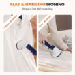 Sweetcrispy Standing Garment Steamer, 1500W Powerful Steamer for Clothes with Roll Wheels, 1.7L Water Tank