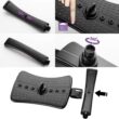 BRIGHT SHOWERS Four Spray Settings Shower Head Set Oil Rubbed Bronze and Black Finishing with 60" Long Stainless Steel Shower Hose