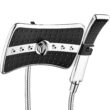 BRIGHT SHOWERS Dual Shower Head Combo Set, Handheld Showerhead Rainfall Shower Head Combo with Black Face, Chrome