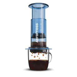 AeroPress Clear Blue Coffee Press – 3 In 1 Brew Method Combines French Press, Pourover, Espresso, Blue