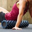 RumbleRoller Extra Firm Textured Muscle Foam Roller Manipulates Soft Tissue Like A Massage Therapist (Black, Compact)