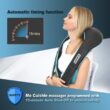 Mo Cuishle Neck Massager with Heat, Shiatsu Back Shoulder Massager, Black