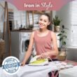 Bartnelli Classic Ironing Board Premium Iron Board with 4 Layered Cover & Pad, 4 Steel Legs (43x14)
