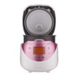 CUCKOO CR-0631F 6-Cup (Uncooked) / 12-Cup (Cooked) Micom Rice Cooker with Nonstick Inner Pot (White/Pink)