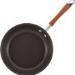 Rachael Ray Cucina Nonstick Cookware Pots and Pans Set, 12 Piece, Pumpkin Orange
