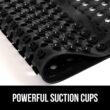 GORILLA GRIP Patented Bath Tub Shower Mat, 35x16 Washable Bathtub Floor Mats, Suction Cups and Drain Holes to Keep Tubs Clean, Black