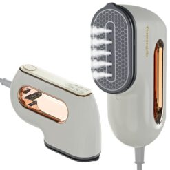 Timeangela Portable Travel Steamer Iron, Professional Small Size Hand Held Traveling Fabric Steamers (Gray)