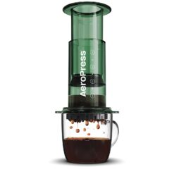 AeroPress Clear Green Coffee Press – 3 In 1 Brew Method Combines French Press, Espresso-style