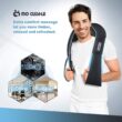 Mo Cuishle Neck Massager with Heat, Shiatsu Back Shoulder Massager, Black