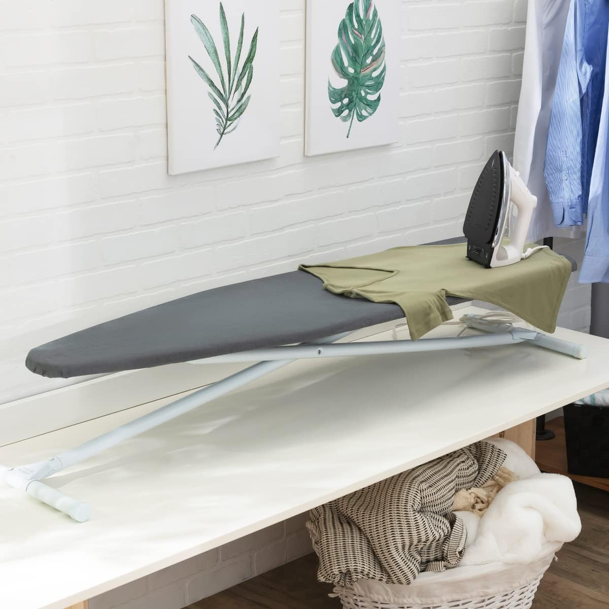 Seymour Home Products Ironing Board Full Size Steel T-Legs, Gray Seymour Home Products Ironing Board Full Size Steel T-Legs, Gray - Image 5