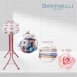 Bartnelli Classic Ironing Board Premium Iron Board with 4 Layered Cover & Pad, 4 Steel Legs (43x14)