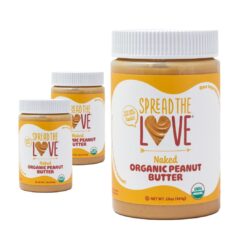 Spread The Love NAKED Organic Peanut Butter (3-Pack)