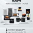 Nuwave Induction Wok, 3 Wattages 600, 900 & 1500, Precise Temp Controls from 100°F to 575°F in 5°F