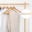 Nature Smile Luxury Natural Wooden Suit Hangers, Wood Coat Hangers, Jacket Outerwear Shirt Hangers - 6 Pack Nature Smile Luxury Natural Wooden Suit Hangers, Wood Coat Hangers, Jacket Outerwear Shirt Hangers - 6 Pack