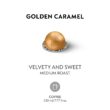 Nespresso Capsules Vertuo, Golden Caramel, Medium Roast Coffee, 30 Count Coffee Pods, Brews 7.8oz. Nespresso Capsules Vertuo, Golden Caramel, Medium Roast Coffee, 30 Count Coffee Pods, Brews 7.8oz.