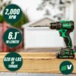 Metabo HPT MultiVolt 18-volt 2-Tool Brushless Power Tool Combo Kit with Soft Case (2-Batteries Included and Charger Included)