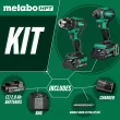 Metabo HPT MultiVolt 18-volt 2-Tool Brushless Power Tool Combo Kit with Soft Case (2-Batteries Included and Charger Included)