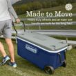 Coleman Classic Series 100-Quart Wheeled Cooler, Twilight Coleman Classic Series 100-Quart Wheeled Cooler, Twilight