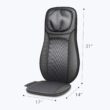 Snailax shiatsu Neck & Back Massager with Heat, Full Back Kneading Shiatsu or Rolling Massage
