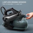 Rowenta Iron Steamer for Clothes, Professional Steam Iron For Clothes with Stainless Steel Soleplate 57 oz, 1750 watts, Black Green Rowenta Iron Steamer for Clothes, Professional Steam Iron For Clothes with Stainless Steel Soleplate 57 oz, 1750 watts, Black Green