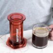 AeroPress Clear Red Coffee Press – 3 In 1 Brew Method Combines French Press, Pourover, Espresso, Red