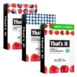 That’s it. Variety, Natural Real Fruit Bar, High Fiber Vegan, Gluten Free Healthy Snack (Blueberry, Strawberry, Fig) (36 Pack)