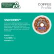 The Original Donut Shop Snickers Coffee, Keurig Single Serve K-Cup Pods, Flavored Coffee, 96 Count (4 Packs of 24)