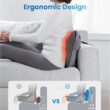 BOB AND BRAD Back Massager with Heat and Remote, EZBack Plus Neck Massager for Pain Relief Deep Tissue
