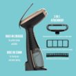 Conair Handheld Garment Steamer for Clothes, Turbo ExtremeSteam 1875W - Black (GS59B)