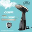 Conair Handheld Garment Steamer for Clothes, Turbo ExtremeSteam 1875W - Black (GS59B)