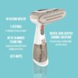 Conair Handheld Garment Steamer for Clothes, Turbo ExtremeSteam 1875W, Portable Handheld Design, White / Champagne