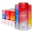 Moment Botanical Soda Soft Drink (Shark Tank), L-Theanine & Ashwagandha for Calm & Clarity 12-pack