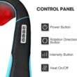 MagicMakers Neck Massager with Heat - Electric Shiatsu Deep Kneading Back Massage