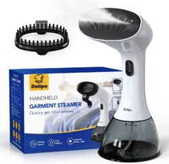 Rolipo Steamer for Clothes 1350W, Clothes Steamer, Upgraded 400ML Large Capacity Water Tank, Wrinkle Remover