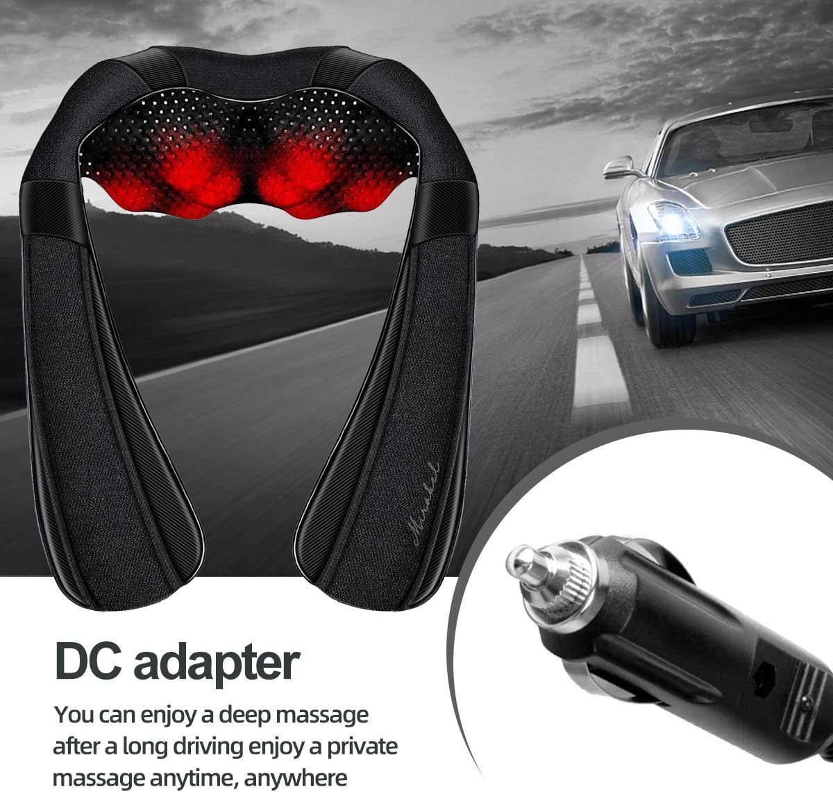 Mirakel Neck Massager, Shiatsu Back Neck Massager with Heat, Electric Shoulder Massager Pillow Mirakel Neck Massager, Shiatsu Back Neck Massager with Heat, Electric Shoulder Massager Pillow - Image 6