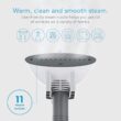 Steamfast SF-407 Canister Fabric Steamer, With Telescopic Pole and Fabric Brush, 45 Second Heat Up Time, White
