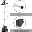 SALAV Heavy Duty Commercial Full-Size Garment Steamer with Foot Pedals and Extra Large 3L (101.5 oz) Water Tank, (Navy) SALAV Heavy Duty Commercial Full-Size Garment Steamer with Foot Pedals and Extra Large 3L (101.5 oz) Water Tank, (Navy)