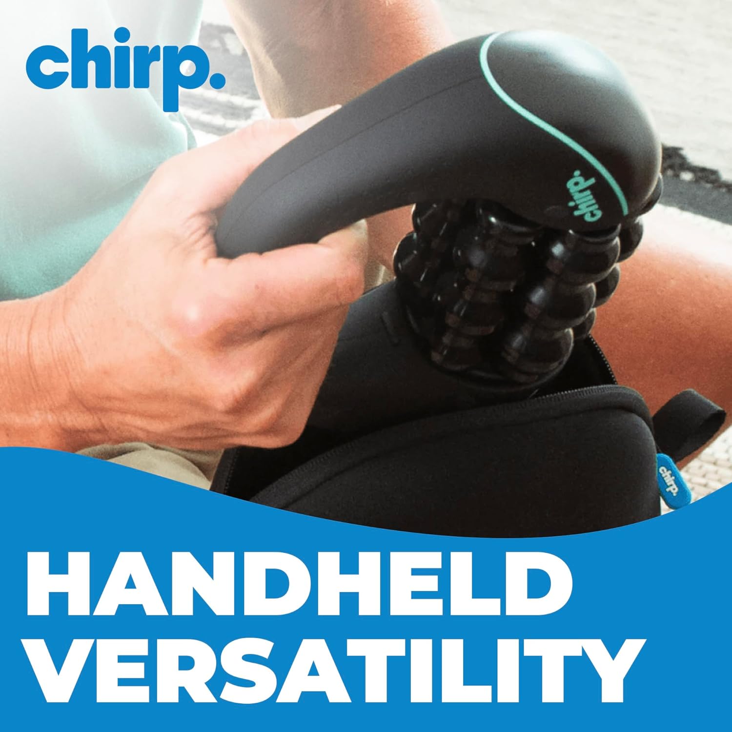 Chirp RPM Mini - Rolling Percussive Massager, Percussive Therapy, Whole Body Relief, Deep Tissue and Muscle Recovery, 3-Speed Spin Chirp RPM Mini - Rolling Percussive Massager, Percussive Therapy, Whole Body Relief, Deep Tissue and Muscle Recovery, 3-Speed Spin - Image 3