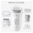 Braun Epilator Silk-épil 7, Hair Removal Device, Women Shaver & Trimmer, Wet and Dry, Wide Head, SE7-041, Silver Braun Epilator Silk-épil 7, Hair Removal Device, Women Shaver & Trimmer, Wet and Dry, Wide Head, SE7-041, Silver
