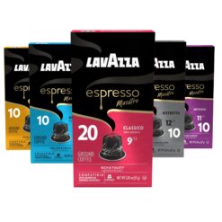 Lavazza Espresso Variety Pack of Aluminum Capsules Compatible with Nespresso* Original Machines, (60 Capsules)